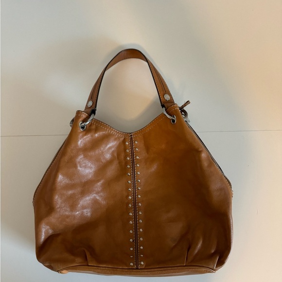 Michael Kors Astor Leather Hobo Shoulder Bag - Picture 9 of 17